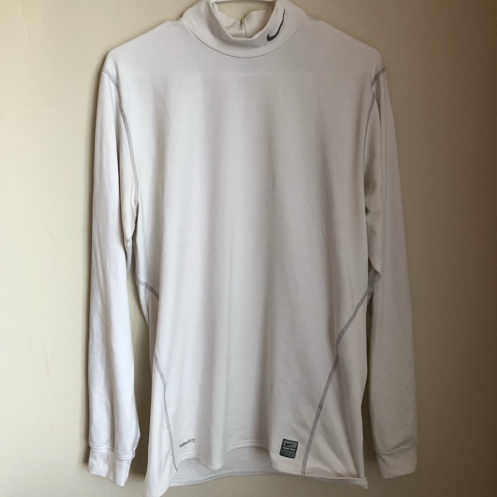 Nike White Compression Shirt